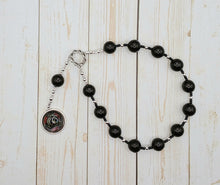 Hekate (Hecate) Pocket Prayer Beads in Jet: Greek Goddess of Magic and Witchcraft