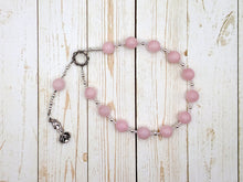 Aphrodite Pocket Prayer Beads in Rose Quartz:  Greek Goddess of Love and Beauty