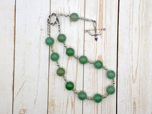 Artemis Pocket Prayer Beads in Aventurine: Greek Goddess of Wilderness and Animals, Goddess of the Hunt, Protector of Young Women