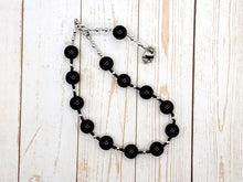 Hades Pocket Prayer Beads in Black Onyx: Greek God of Death and the Afterlife