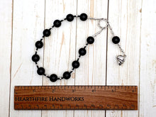 Hades Pocket Prayer Beads in Black Onyx: Greek God of Death and the Afterlife