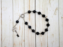 Hekate Pocket Prayer Beads in Labradorite: Greek Goddess of Magic and Witchcraft, Night and the Darkness, Protection of the Home and Women