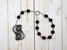 Loki Pocket Prayer Beads in Garnet: Norse God of Chaos, Change, Transformation