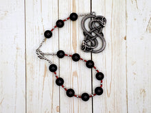 Loki Pocket Prayer Beads in Garnet: Norse God of Chaos, Change, Transformation