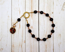 Persephone Pocket Prayer Beads in Garnet: Greek Goddess of Spring, New Growth and Renewal, Death and the Afterlife, and Queen of the Underworld
