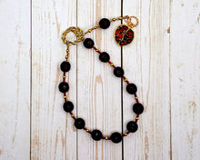 Persephone Pocket Prayer Beads in Garnet: Greek Goddess of Spring, New Growth and Renewal, Death and the Afterlife, and Queen of the Underworld
