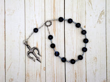Poseidon Pocket Prayer Beads in Sea Sediment Jasper: Greek God of the Sea, Protector and Patron of Sailors