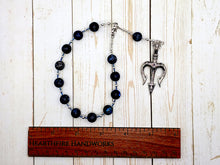 Poseidon Pocket Prayer Beads in Sea Sediment Jasper: Greek God of the Sea, Protector and Patron of Sailors