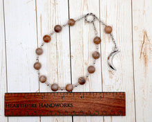 Selene Pocket Prayer Beads in Moonstone: Greek Goddess of the Moon