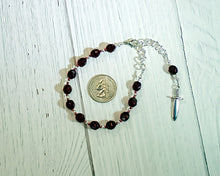 Ares Prayer Bead Bracelet: Greek God of War, Courage, Survival, Protector of Soldiers