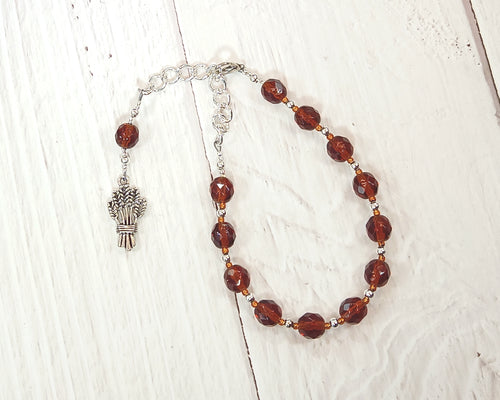 Demeter Prayer Bead Bracelet: Greek Goddess of Grain, the Harvest, the Seasons, and the Afterlife
