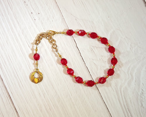 Eros Prayer Bead Bracelet: Greek God of Love, Lust, and Passion