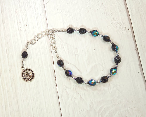 Nyx Prayer Bead Bracelet: Greek Goddess of the Night