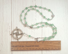 Brigid Prayer Bead Necklace in Green Aventurine: Irish Celtic Goddess of Poetry, Crafts, Healing