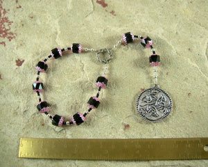 Freyja (Freya) Pocket Prayer Beads: Norse Goddess of Love, War and Magic - Hearthfire Handworks 