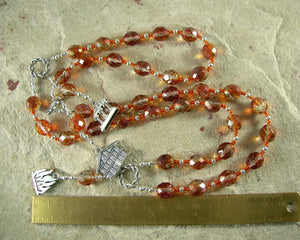 Hestia Prayer Beads: Greek Goddess of Hearth, Home and Family, Household and Community - Hearthfire Handworks 