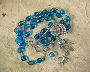 Poseidon Prayer Beads: Greek God of the Sea and Patron of Sailors - Hearthfire Handworks 