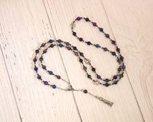 Aphrodite Prayer Bead Necklace in Rainbow Tiger Eye: Greek Goddess of Love and Beauty