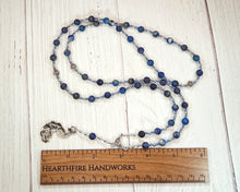Hera Prayer Bead Necklace in Sodalite: Greek Goddess of the Heavens, Marriage and Fidelity, Queen of Olympus