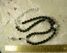 Hekate (Hecate) Necklace in Black Onyx (Adjustable): Greek Goddess of Magic, Witchcraft - Hearthfire Handworks 