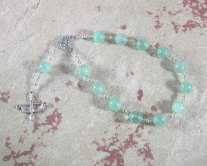 Artemis Pocket Prayer Beads in Green Fluorite: Greek Goddess of  the Wild, Protector of Young Women - Hearthfire Handworks 
