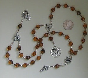 Demeter Prayer Beads: Greek Goddess of Grain, the Harvest, the Seasons, and the Afterlife. - Hearthfire Handworks 