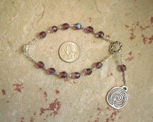 Ariadne Travel Prayer Beads: Greek Goddess, Mistress of the Labyrinth - Hearthfire Handworks 