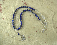 Isis Necklace in Lapis Lazuli (Adjustable): Egyptian Goddess of Magic, Wisdom - Hearthfire Handworks 