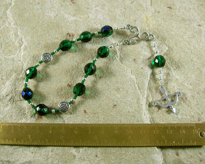 Abnoba Pocket Prayer Beads: Gaulish Celtic Goddess of the Wilderness - Hearthfire Handworks 