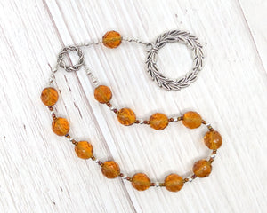 Apollo Pocket Prayer Beads with Laurel Wreath: Greek God of Music and the Arts, Health and Healing