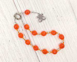 Apollo Pocket Prayer Beads with Lyre: Greek God of Music and the Arts, Health and Healing
