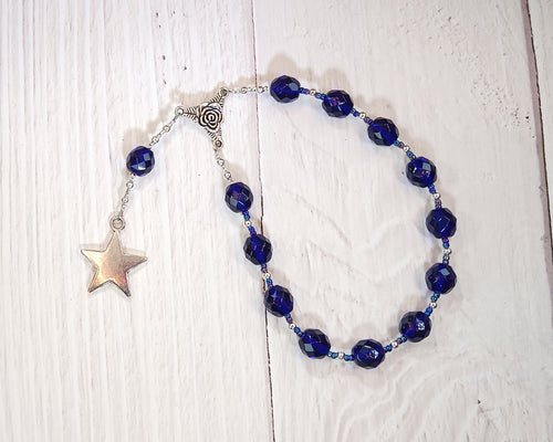 Asteria Pocket Prayer Beads: Greek Goddess of Astrology and Dream Prophecy, Mother of Hekate
