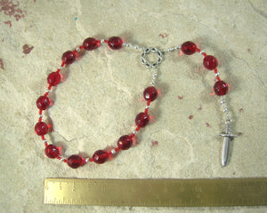 Bellona Pocket Prayer Beads: Roman Goddess of War