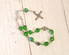 Brigid (Brighid, Brigit) Pocket Prayer Beads in Green: Irish Celtic Goddess of Poetry, Crafts, Healing