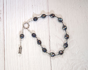 Chronos Pocket Prayer Beads: Greek God of Time, Creator God, Consort of Ananke (Necessity)