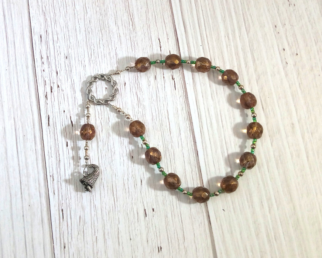 Euthenia Pocket Prayer Beads: Greek Goddess of Prosperity and Abundance