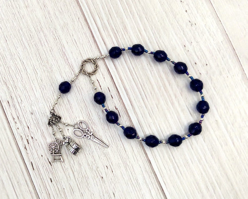 Pocket Prayer Beads for the Fates (Moirai): Greek Goddesses of Fate, Clotho, Lachesis, Atropos