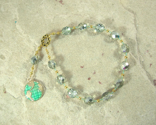 Gaia (Gaea) Pocket Prayer Beads: Mother Earth, Mother of the Greek Gods, Mother of All That Is