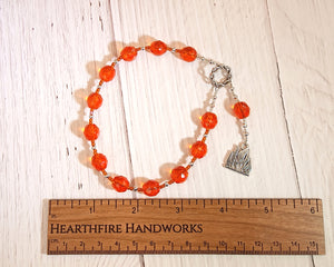 Hestia Pocket Prayer Beads: Greek Goddess of the Hearth, Home, Household and Community