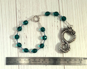 Jormundgandr Pocket Prayer Beads: Norse Sea Serpent, World Serpent, Midgard Serpent, Child of Loki