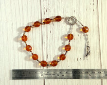 Mafdet Pocket Prayer Beads: Egyptian Goddess of Law and Justice, Protector from Poison