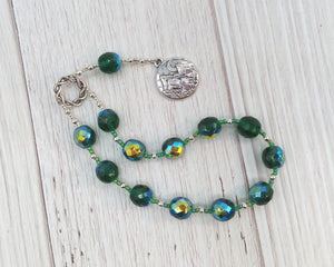 Mnemosyne Pocket Prayer Beads: Greek Goddess of Memory, Mother of the Muses