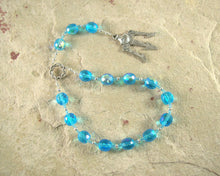 Neptune Pocket Prayer Beads: Roman God of the Sea and Fresh Water - Hearthfire Handworks 