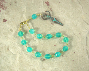 Goddess Pocket Prayer Beads with Nile Goddess Pendant
