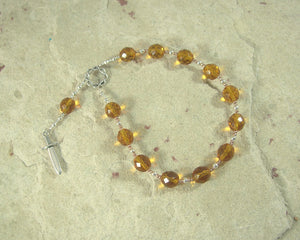 Svietovit (Svetovid) Pocket Prayer Beads: Slavic God of War, Divination, Abundance