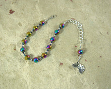 Iris Prayer Bead Bracelet in Rainbow Hemalyke: Greek Goddess of the Rainbow