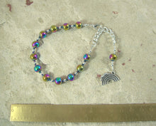 Iris Prayer Bead Bracelet in Rainbow Hemalyke: Greek Goddess of the Rainbow