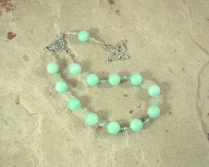 Artemis Pocket Prayer Beads in Amazonite: Greek Goddess of  the Wild, Protector of Young Women