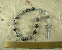 Hekate (Hecate) Pocket Prayer Beads in Picasso Jasper: Greek Goddess of Magic and Witchcraft - Hearthfire Handworks 