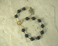 Hel (Hella) Pocket Prayer Beads in Black Onyx: Norse Goddess of Death, Ruler of the Underworld